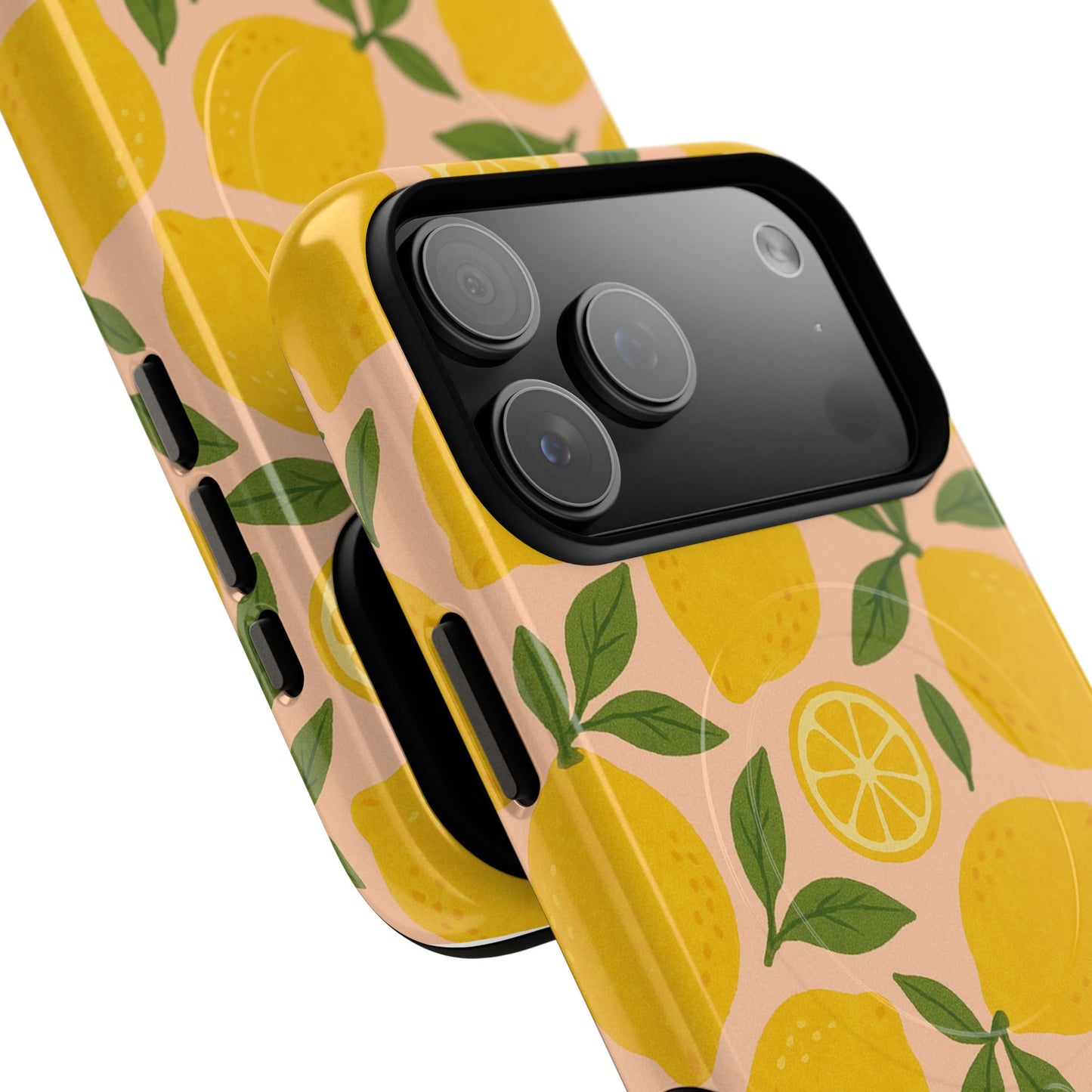 Lemon Fruit Design iPhone Case | MagSafe Compatible
