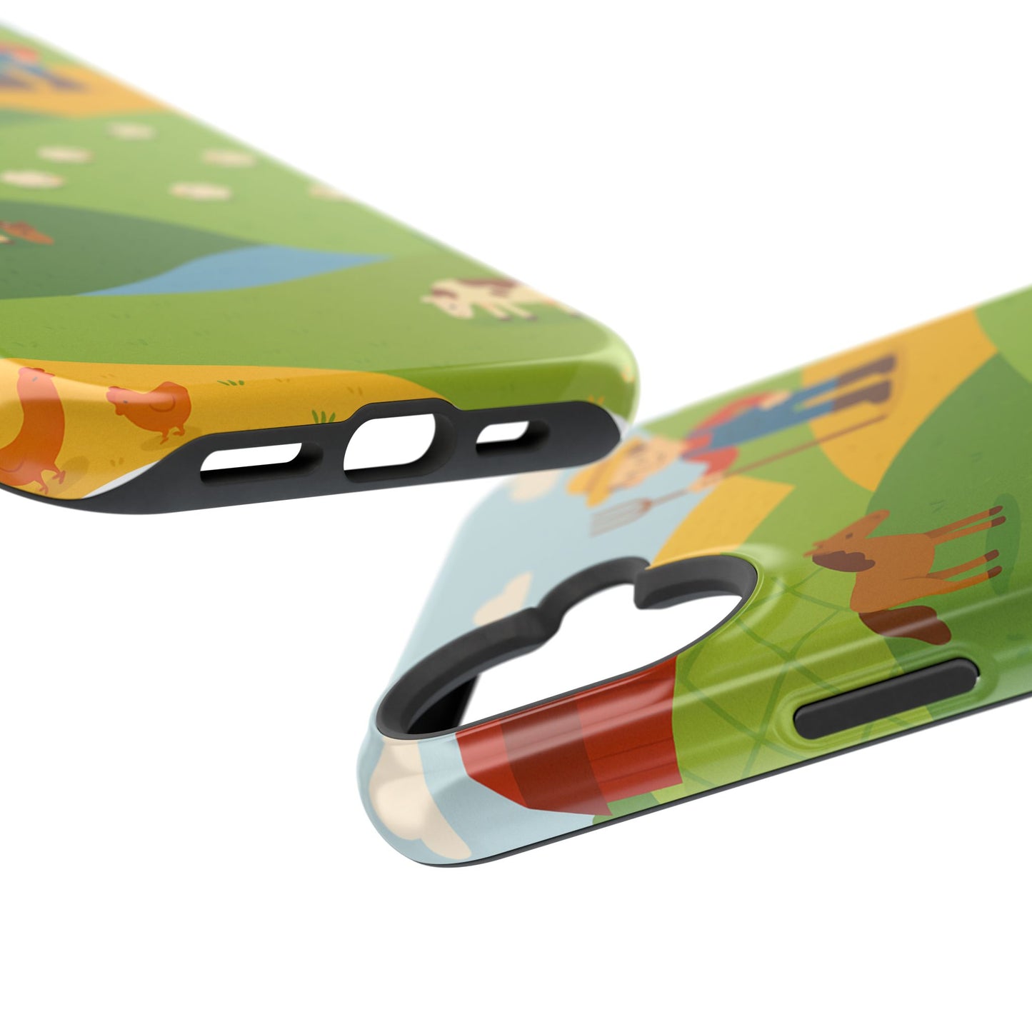 Farm-Themed Impact-Resistant MagSafe Phone Case