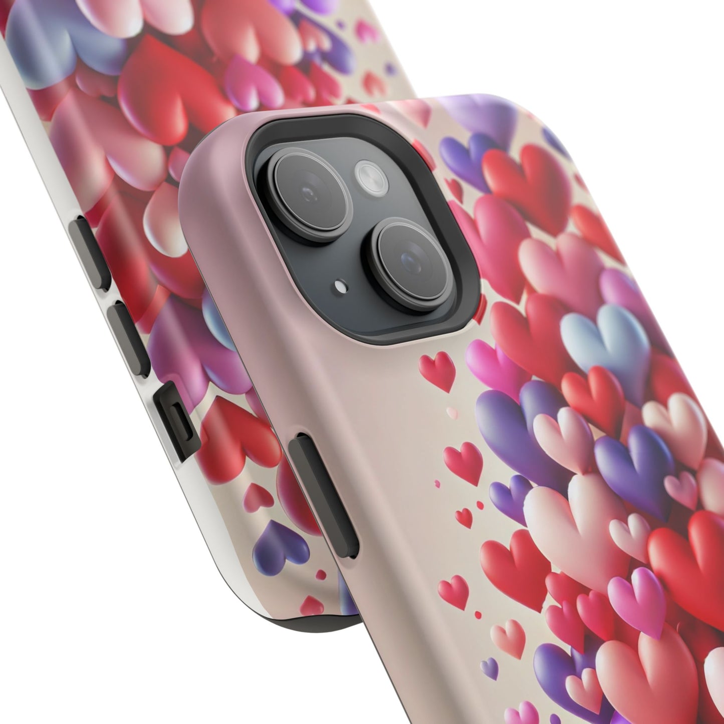 Shamo's Phone Case | MagSafe Compatible | Love Hearts Theme for iPhone 17 and more