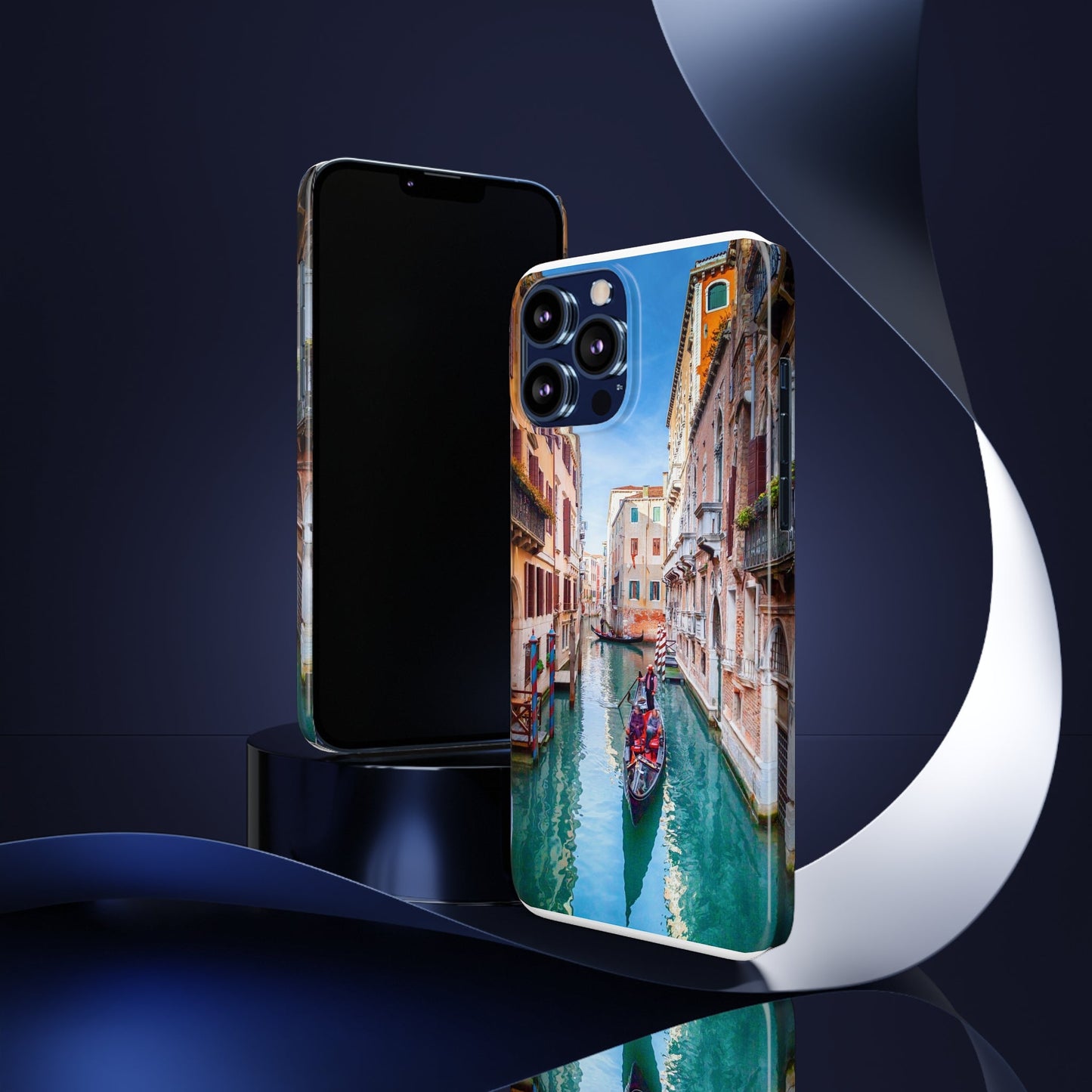 Slim Phone Cases with Venice Italy Travel Design