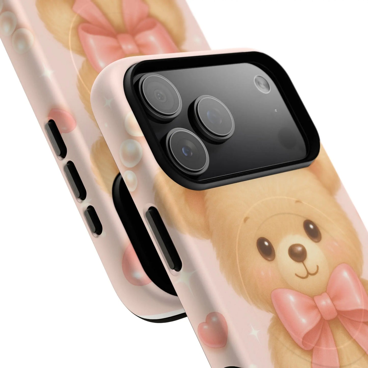 Ribbon Teddy Bear Love iPhone Case with MagSafe Shamo's