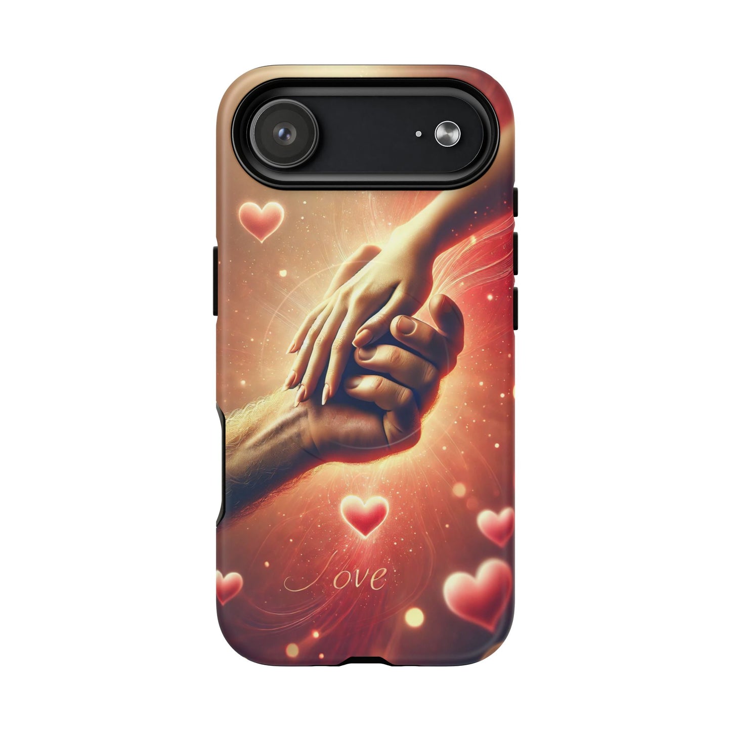 Magnetic Phone Case - Hands in Love Design - Compatible with MagSafe
