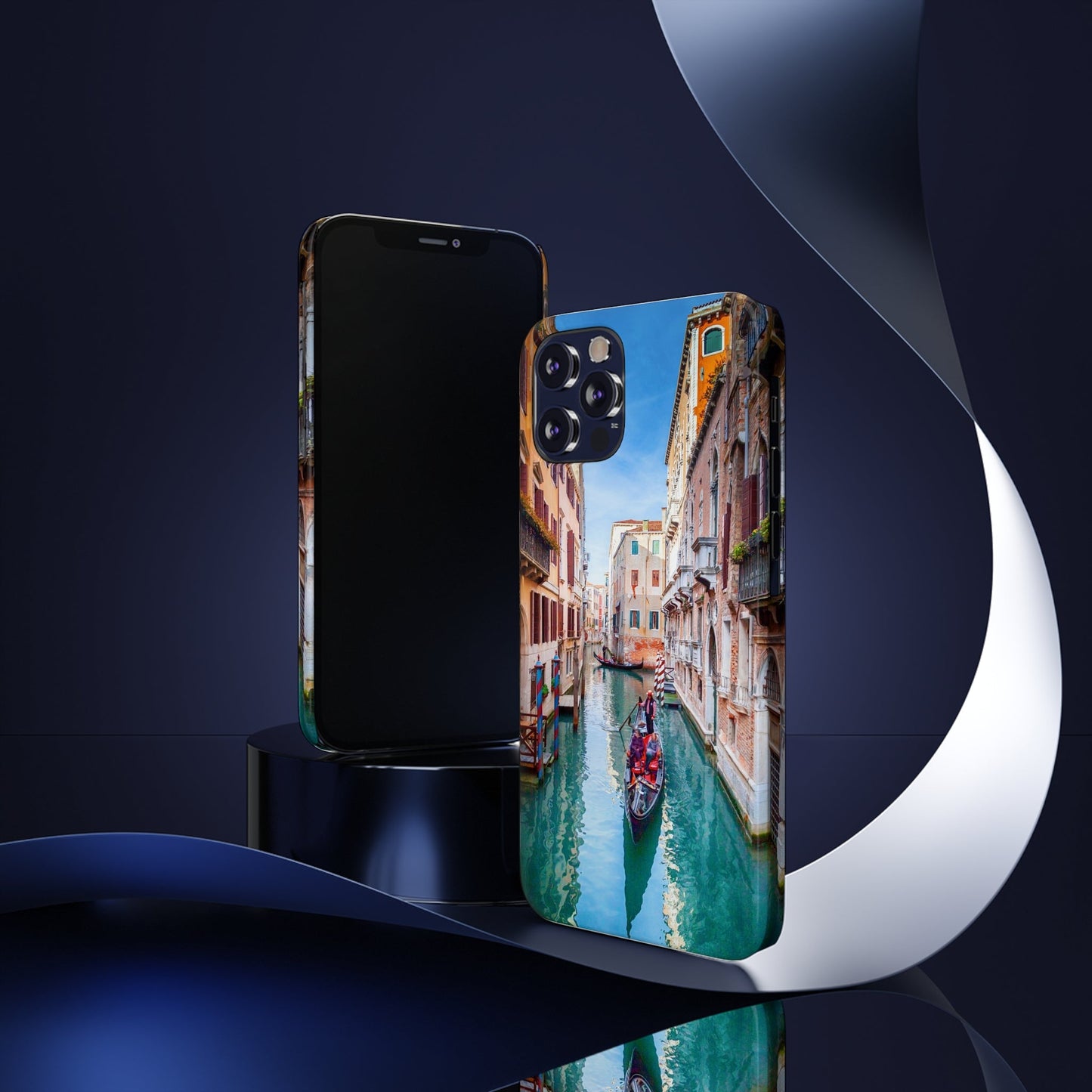 Slim Phone Cases with Venice Italy Travel Design