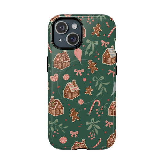Holiday Gingerbread iPhone Case | MagSafe Shamo's iPhone 15 / Glossy