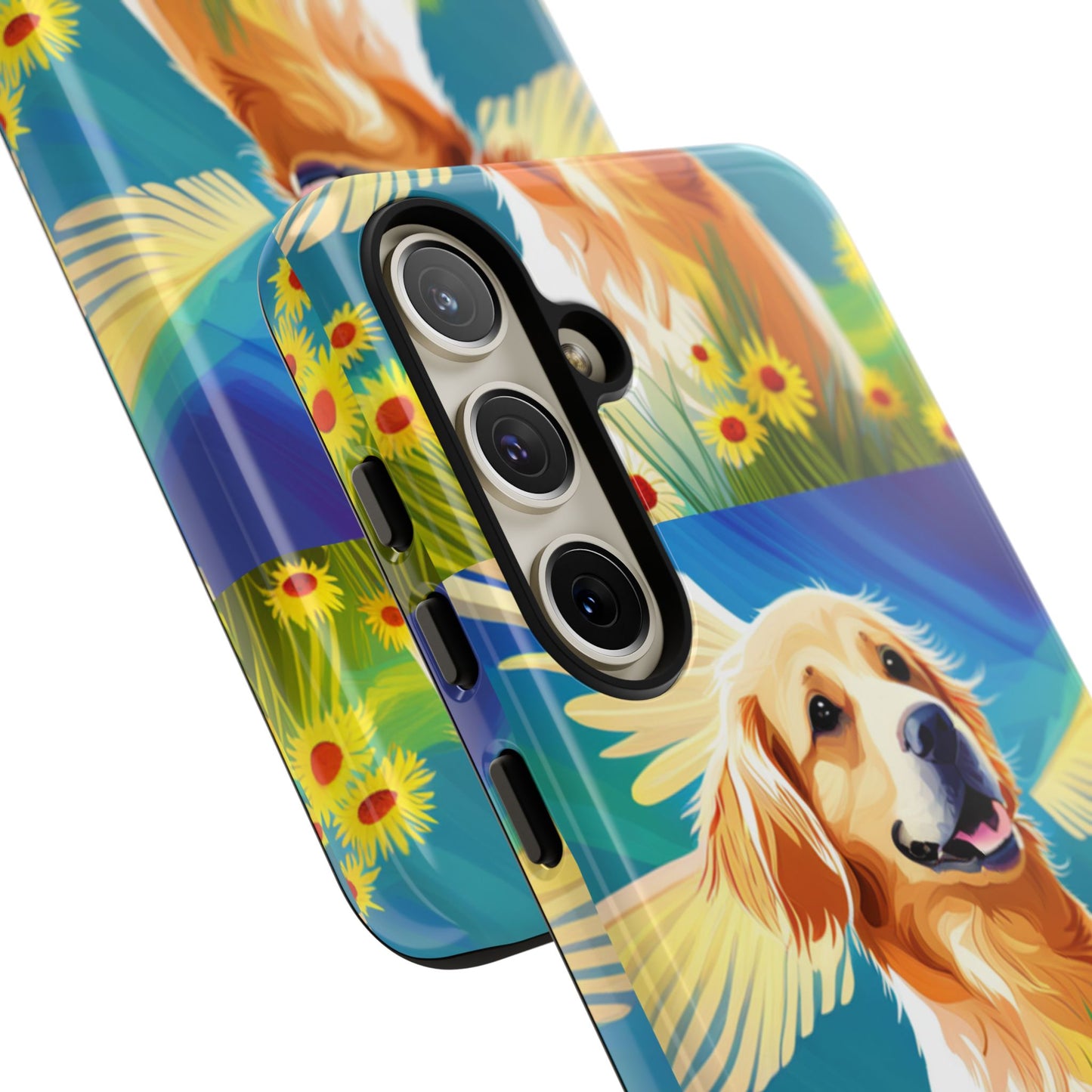 Tough Cases Golden Retriever with Wings Phone case