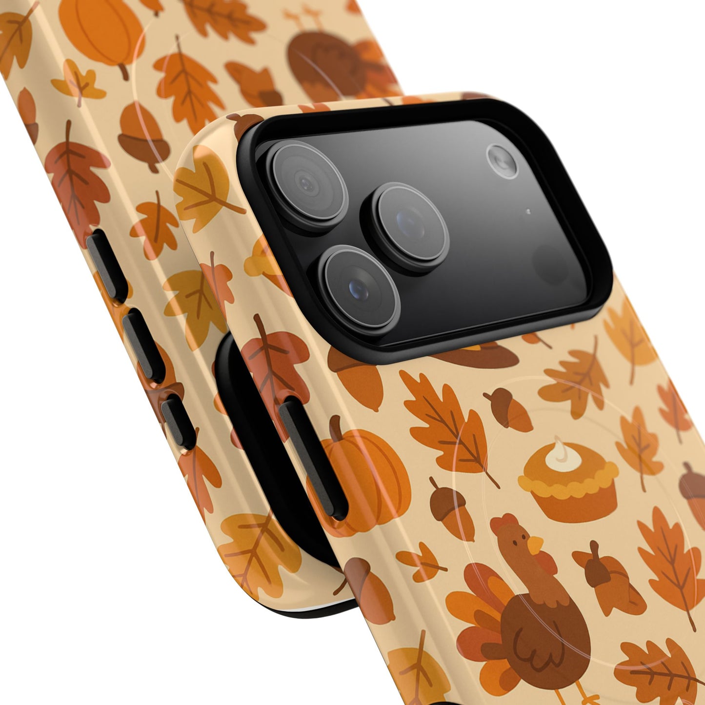 Thanksgiving-Themed Tough Magnetic iPhone Case | Compatible with MagSafe