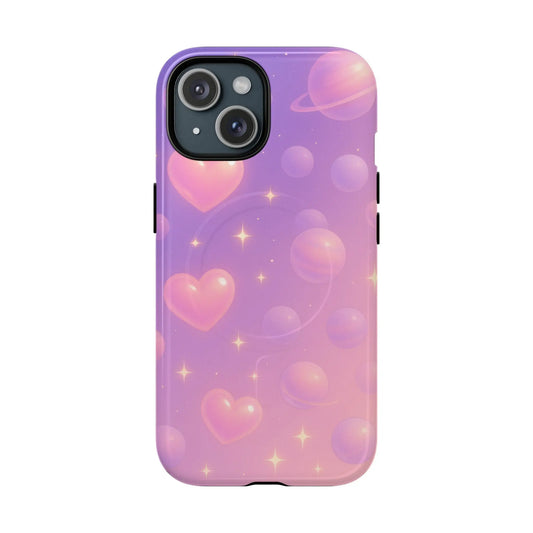 Galactic Hearts iPhone Case with MagSafe - Shamo's