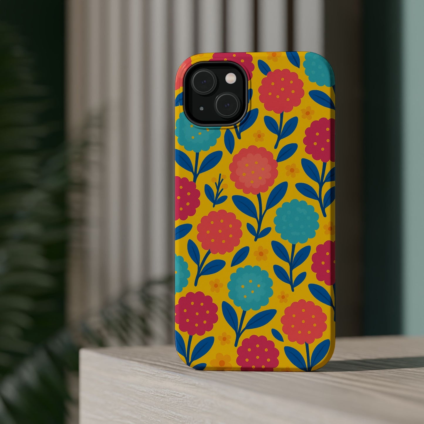 Vibrant Floral MagSafe Phone Case