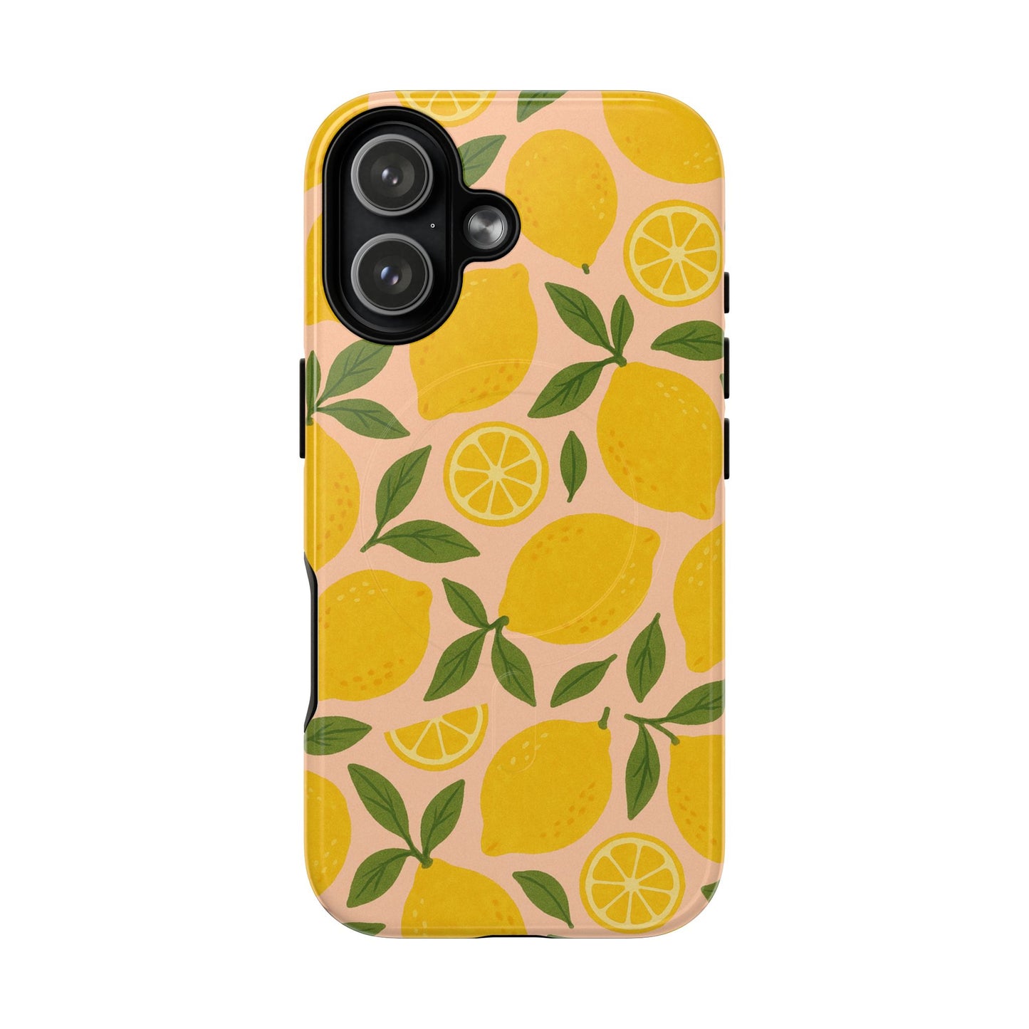 Lemon Fruit Design iPhone Case | MagSafe Compatible