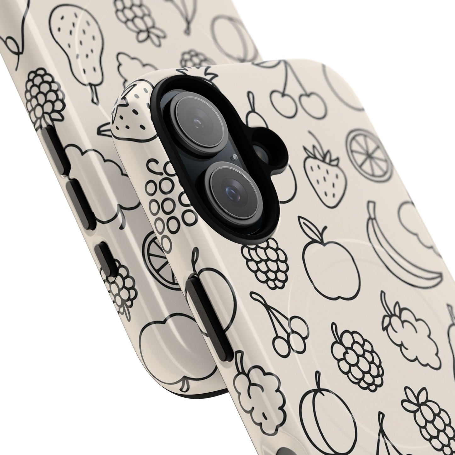 Fruit Pattern Tough iPhone Case | Compatible with MagSafe