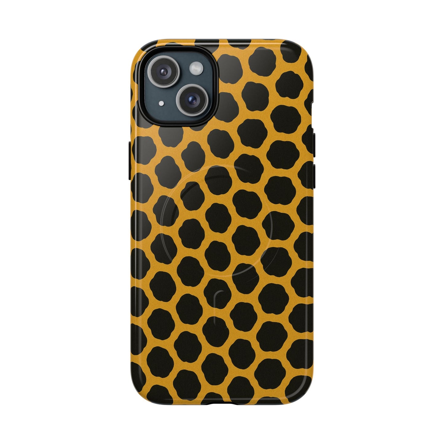 Stylish Leopard Pattern Magnetic iPhone Case | Compatible with MagSafe