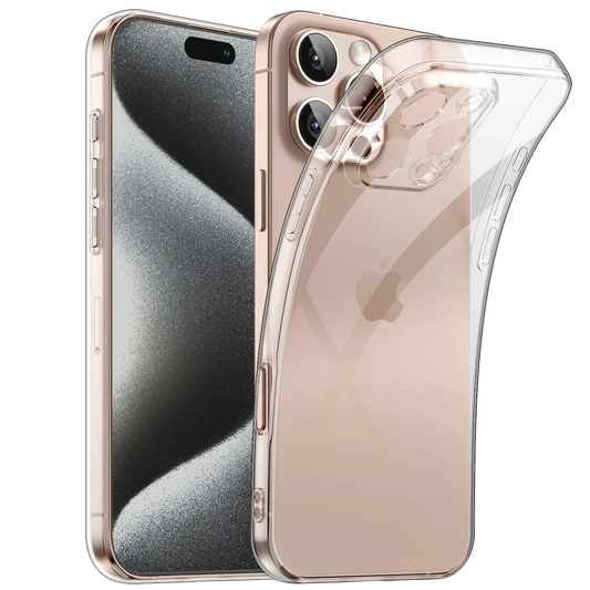 Clear case for iPhone 16 Series, Soft, TPU, Flexible