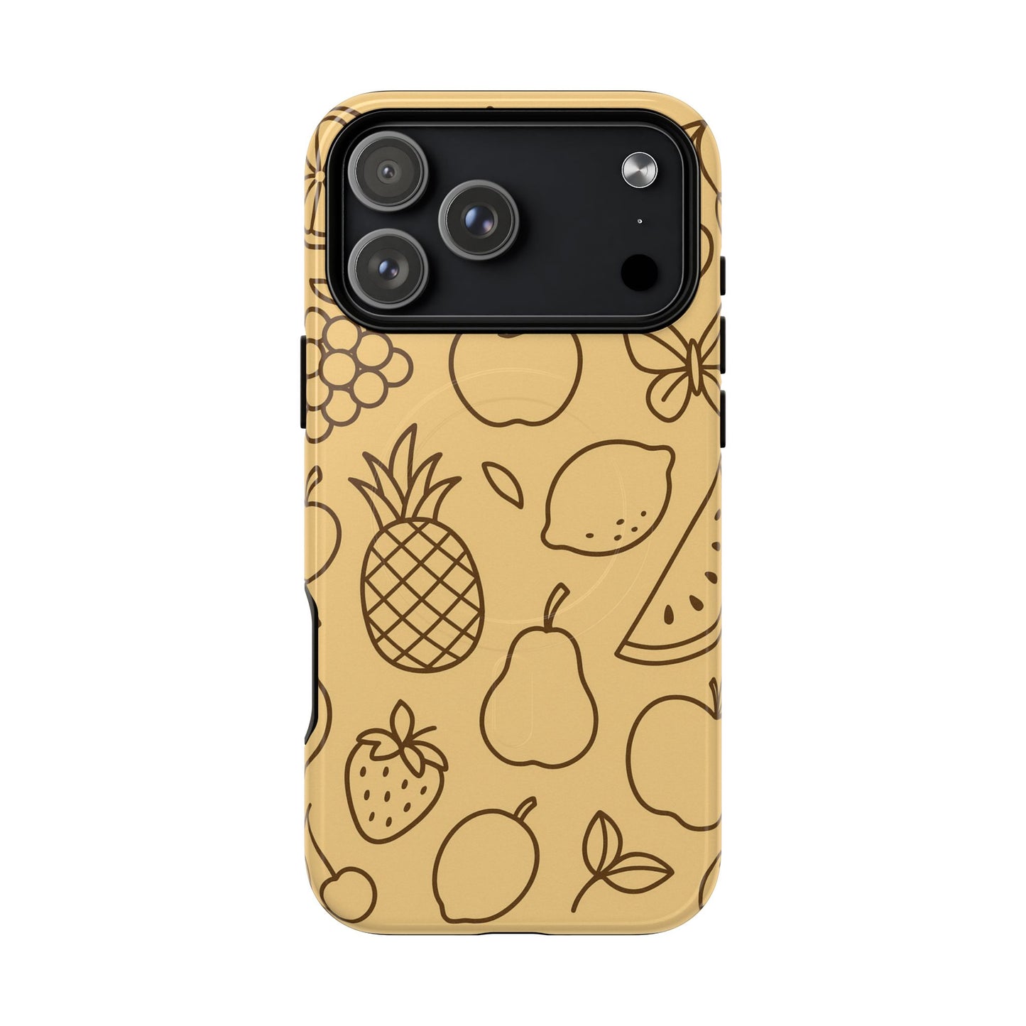 Fruity Drawing Design iPhone Case | Compatible with MagSafe