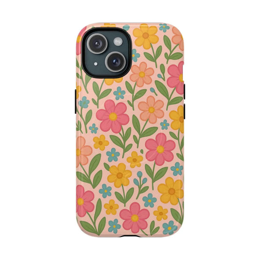 Floral Tough Magnetic MagSafe Phone Case - Stylish Protection for Everyday Use