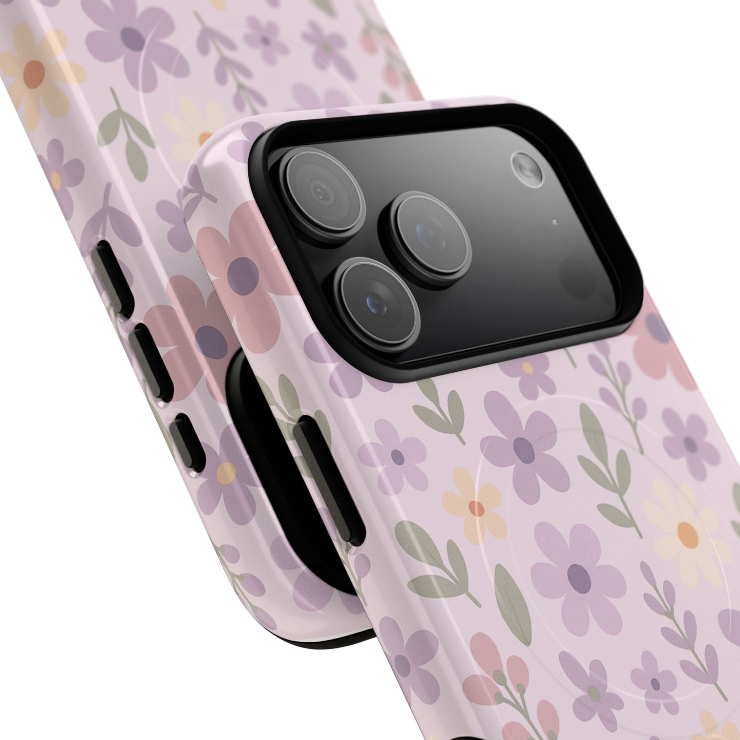 Floral Magnetic | Compatible with MagSafe Phone Case - Stylish and Durable Protection