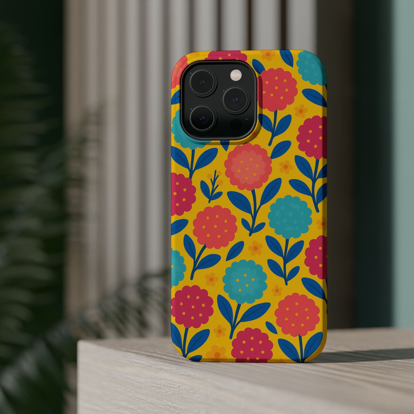 Vibrant Floral MagSafe Phone Case