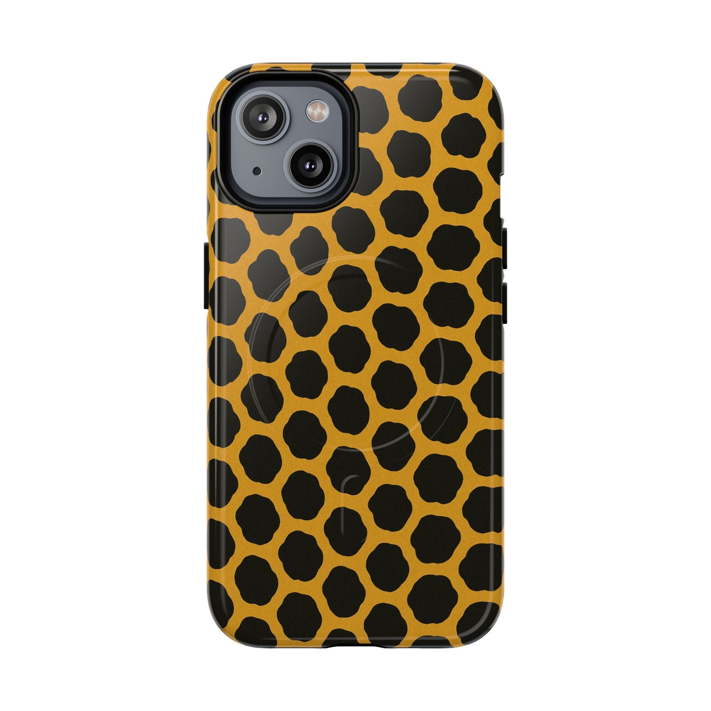 Stylish Leopard Pattern Magnetic iPhone Case | Compatible with MagSafe