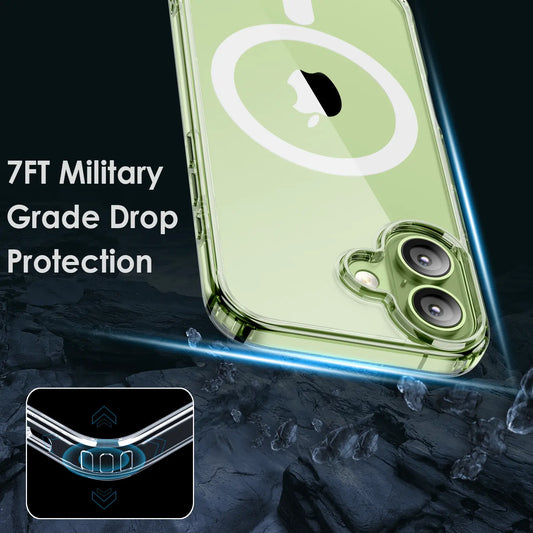 MagSafe Clear Case for iPhone 17 – Anti-Yellowing - Shamo's