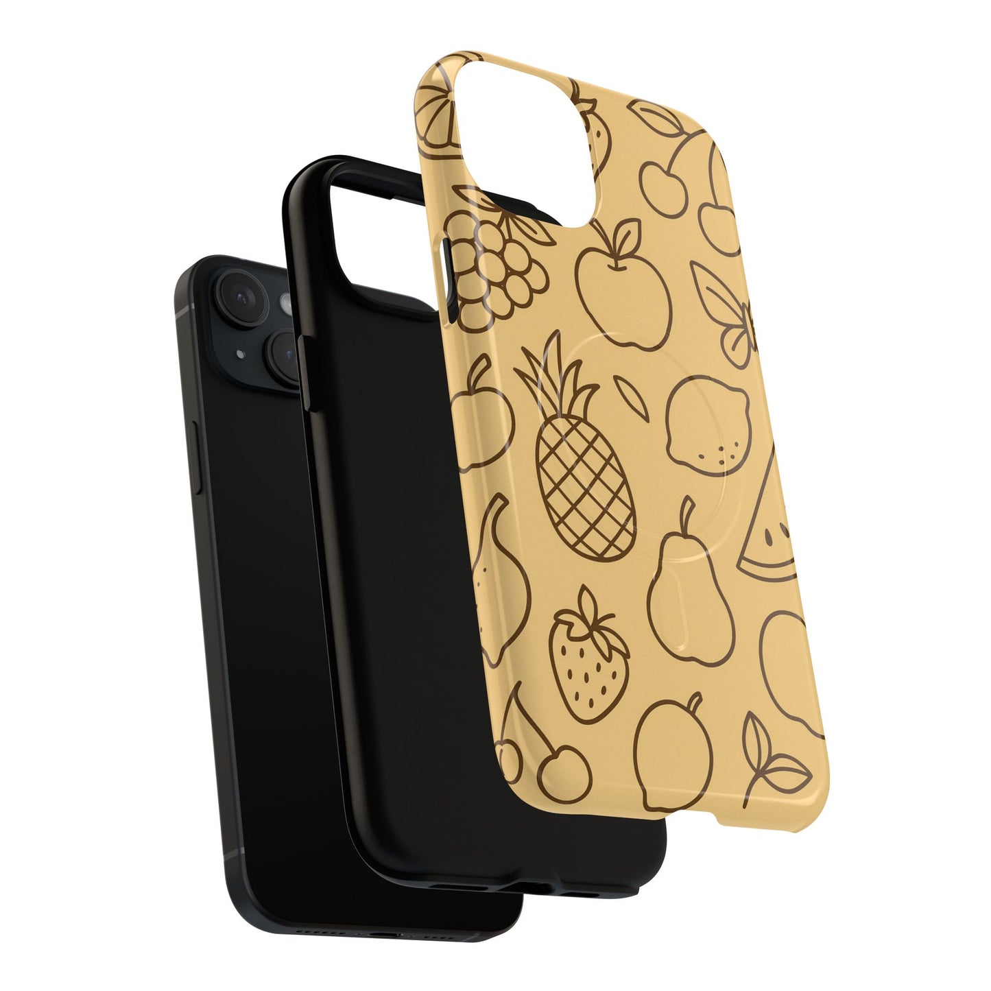 Fruity Drawing Design iPhone Case | Compatible with MagSafe