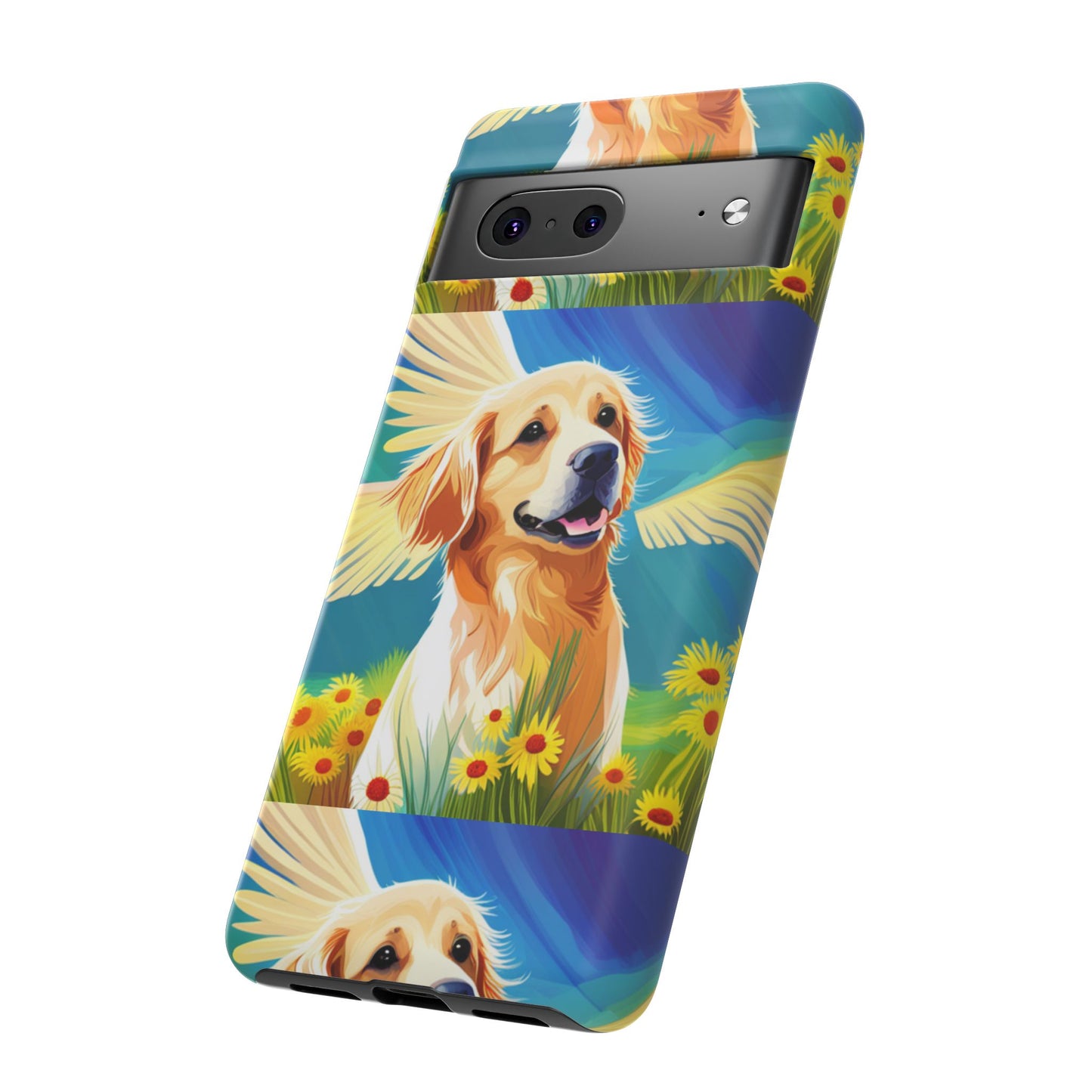 Tough Cases Golden Retriever with Wings Phone case