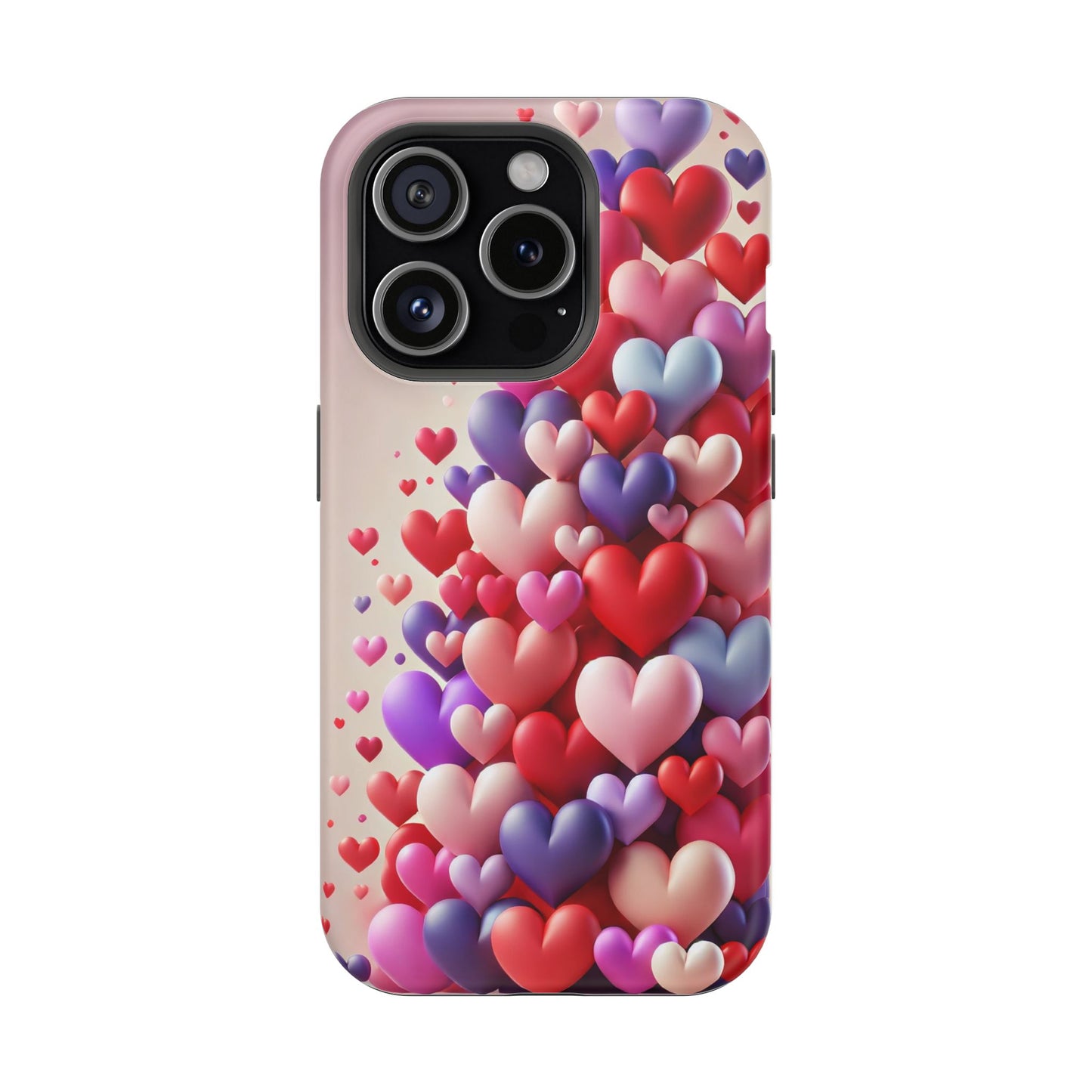 Shamo's Phone Case | MagSafe Compatible | Love Hearts Theme for iPhone 17 and more