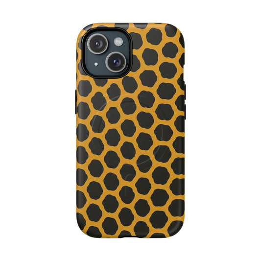 Stylish Leopard Pattern Magnetic iPhone Case | Compatible with MagSafe