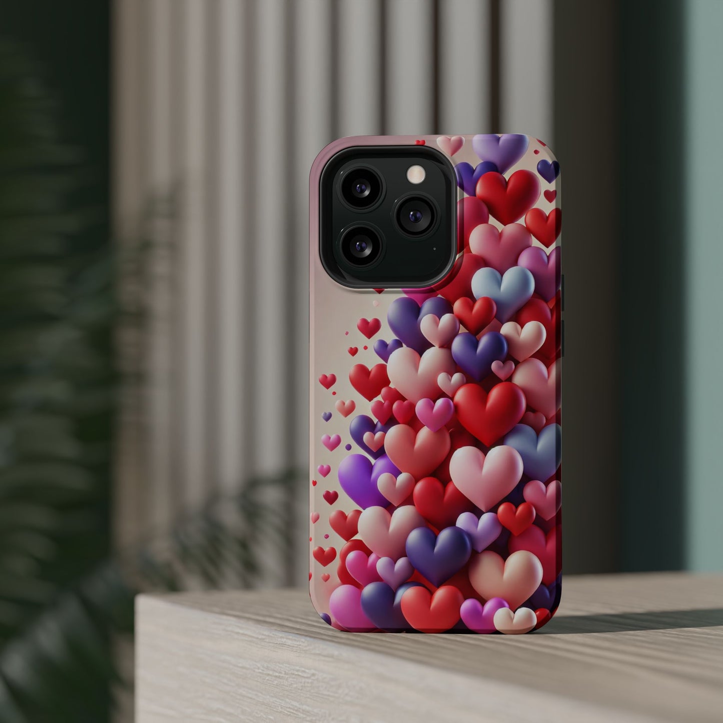 Shamo's Phone Case | MagSafe Compatible | Love Hearts Theme for iPhone 17 and more