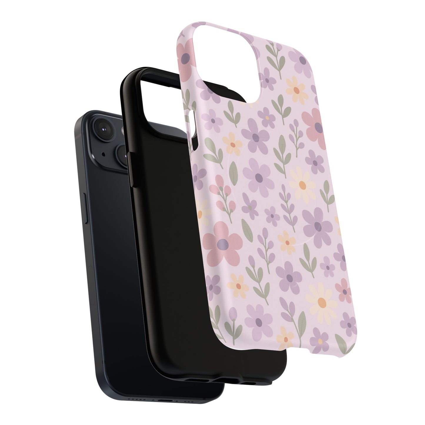 Floral Magnetic | Compatible with MagSafe Phone Case - Stylish and Durable Protection
