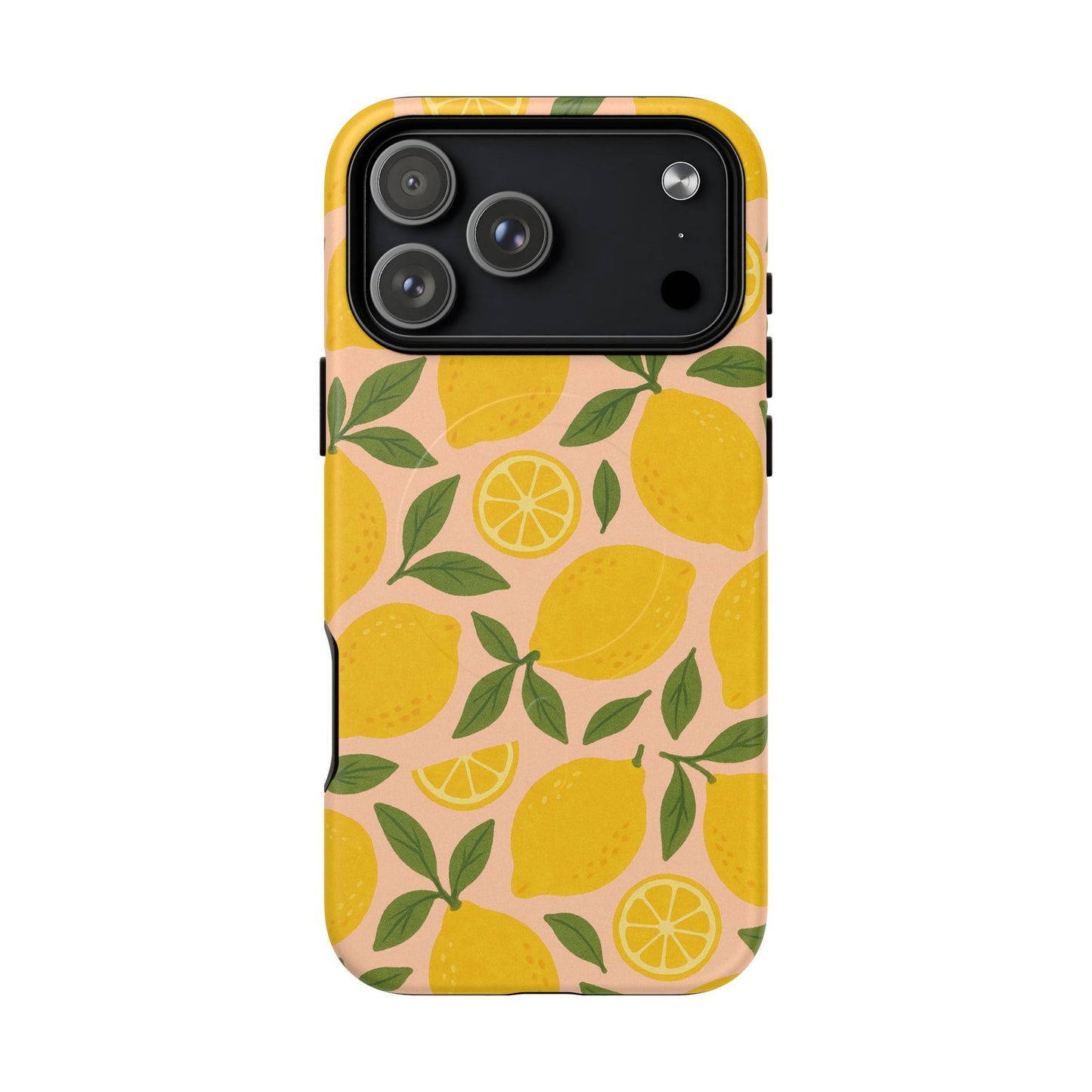 Lemon Fruit Design iPhone Case | MagSafe Compatible