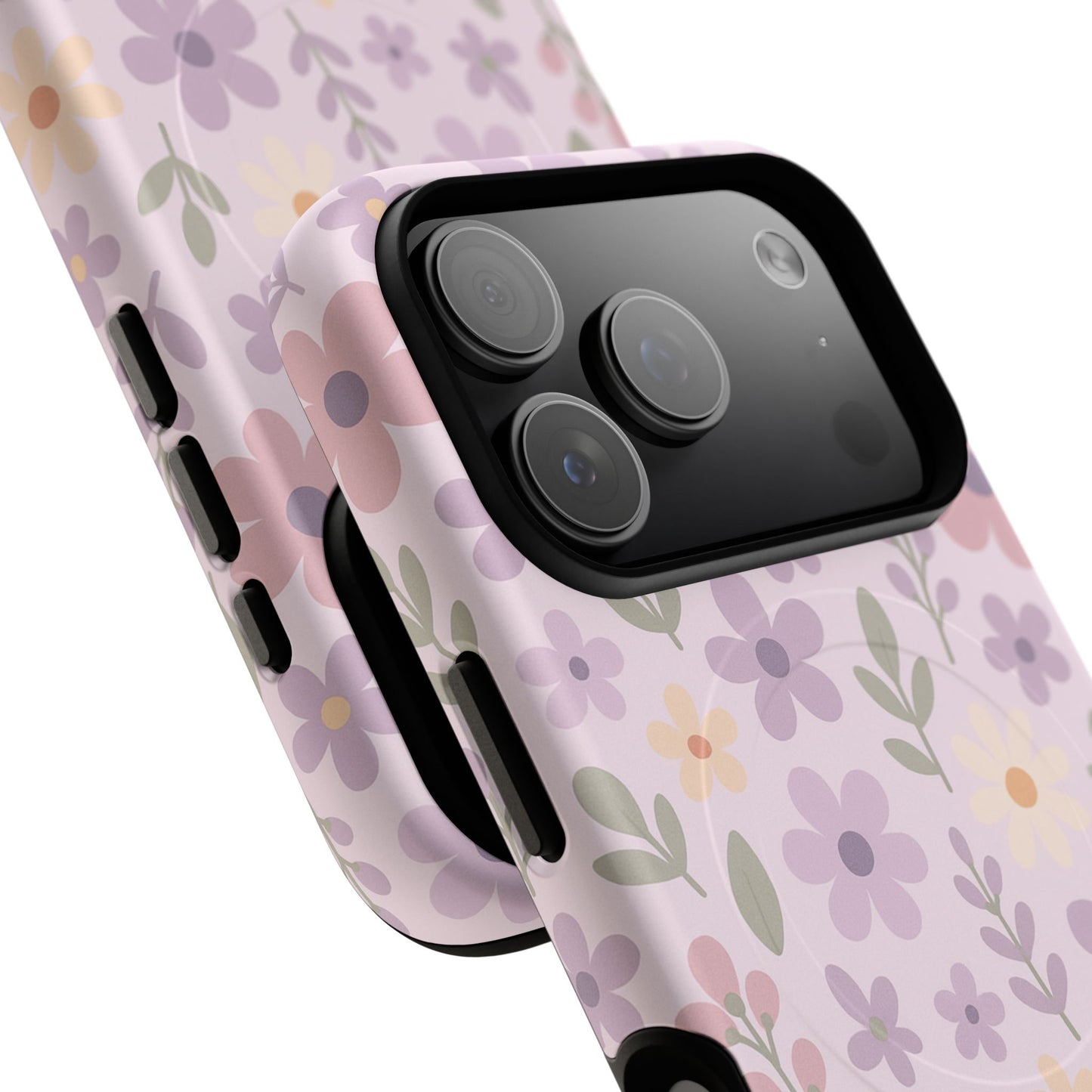 Floral Magnetic | Compatible with MagSafe Phone Case - Stylish and Durable Protection