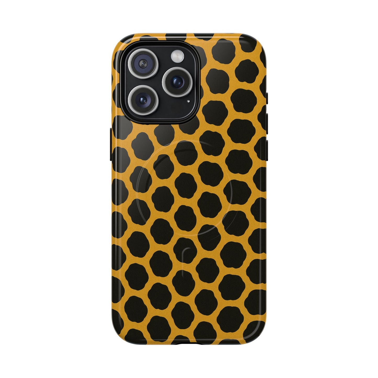 Stylish Leopard Pattern Magnetic iPhone Case | Compatible with MagSafe