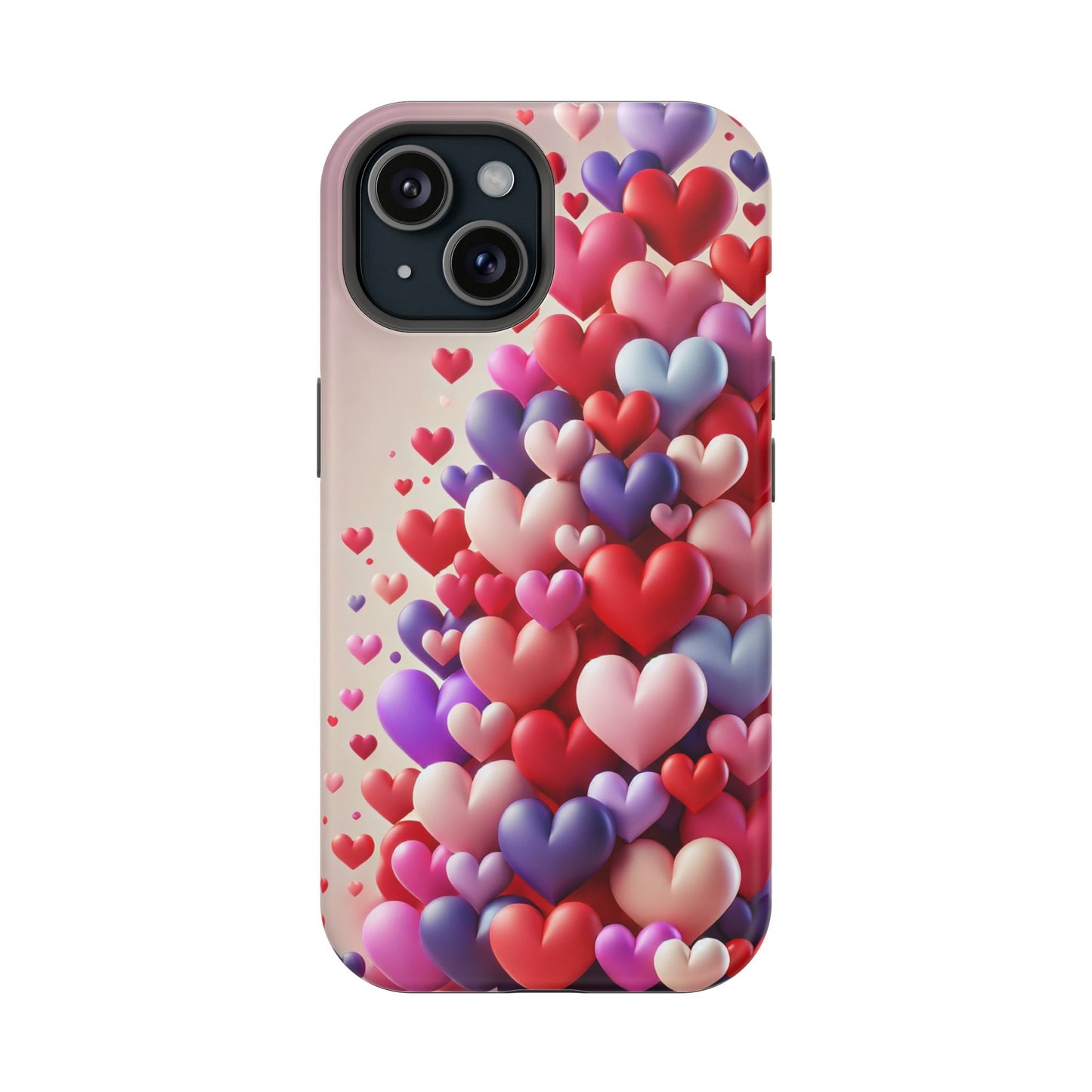 Shamo's Phone Case | MagSafe Compatible | Love Hearts Theme for iPhone 17 and more