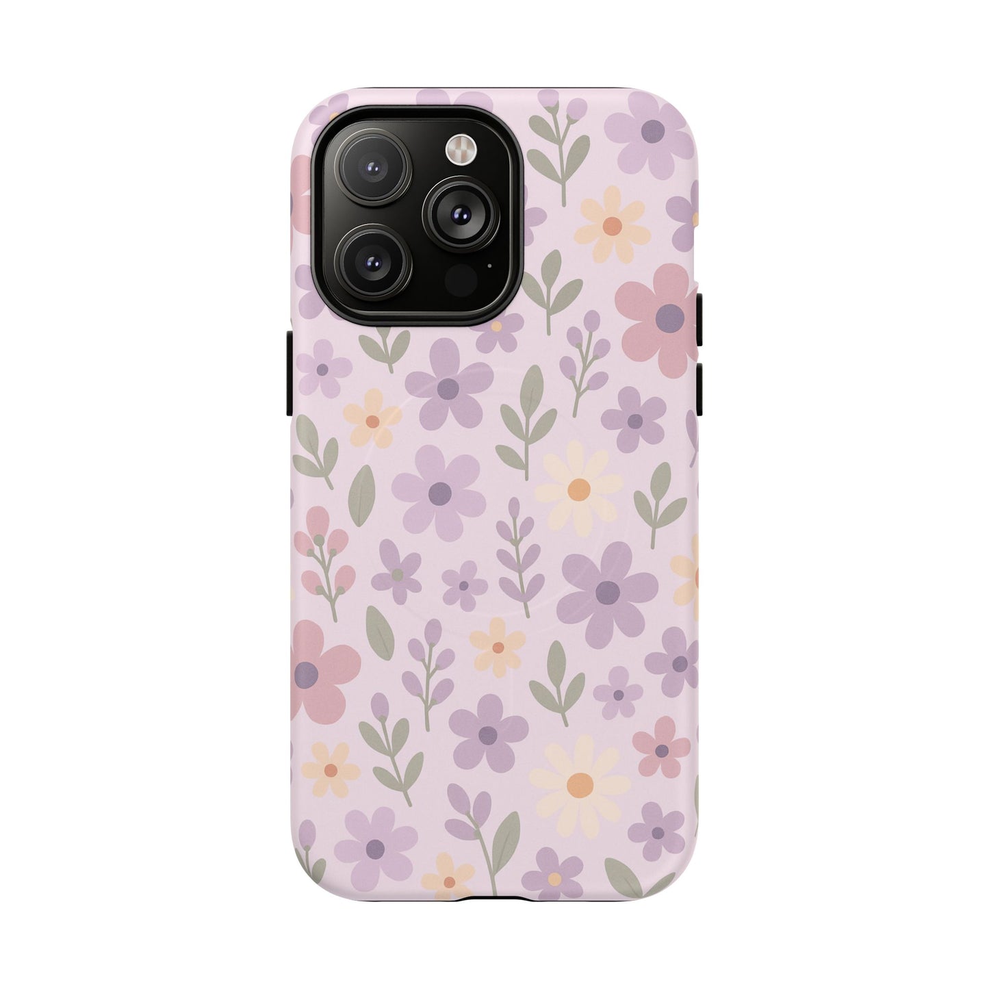 Floral Magnetic | Compatible with MagSafe Phone Case - Stylish and Durable Protection