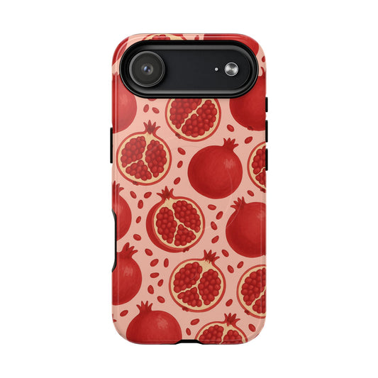 Pomegranate Fruit Tough iPhone Case | MagSafe Compatible