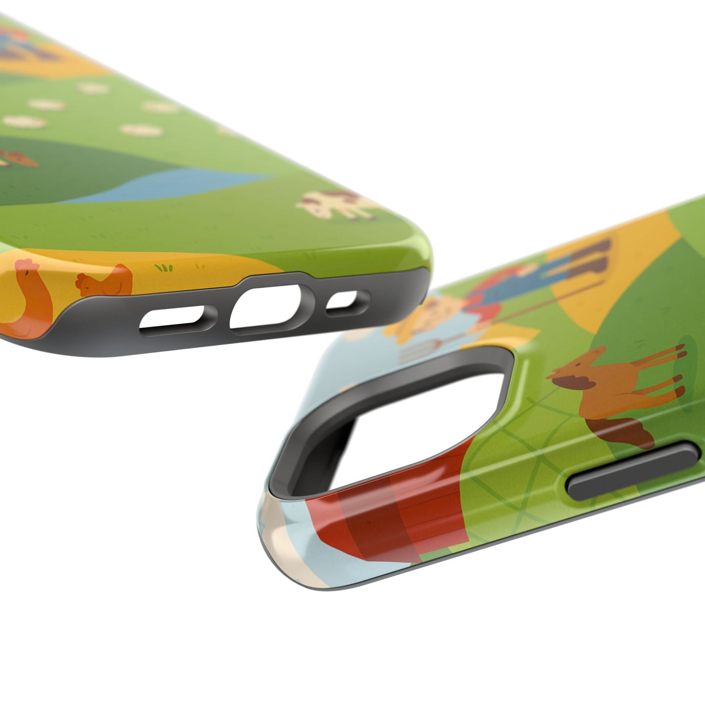 Farm-Themed Impact-Resistant MagSafe Phone Case