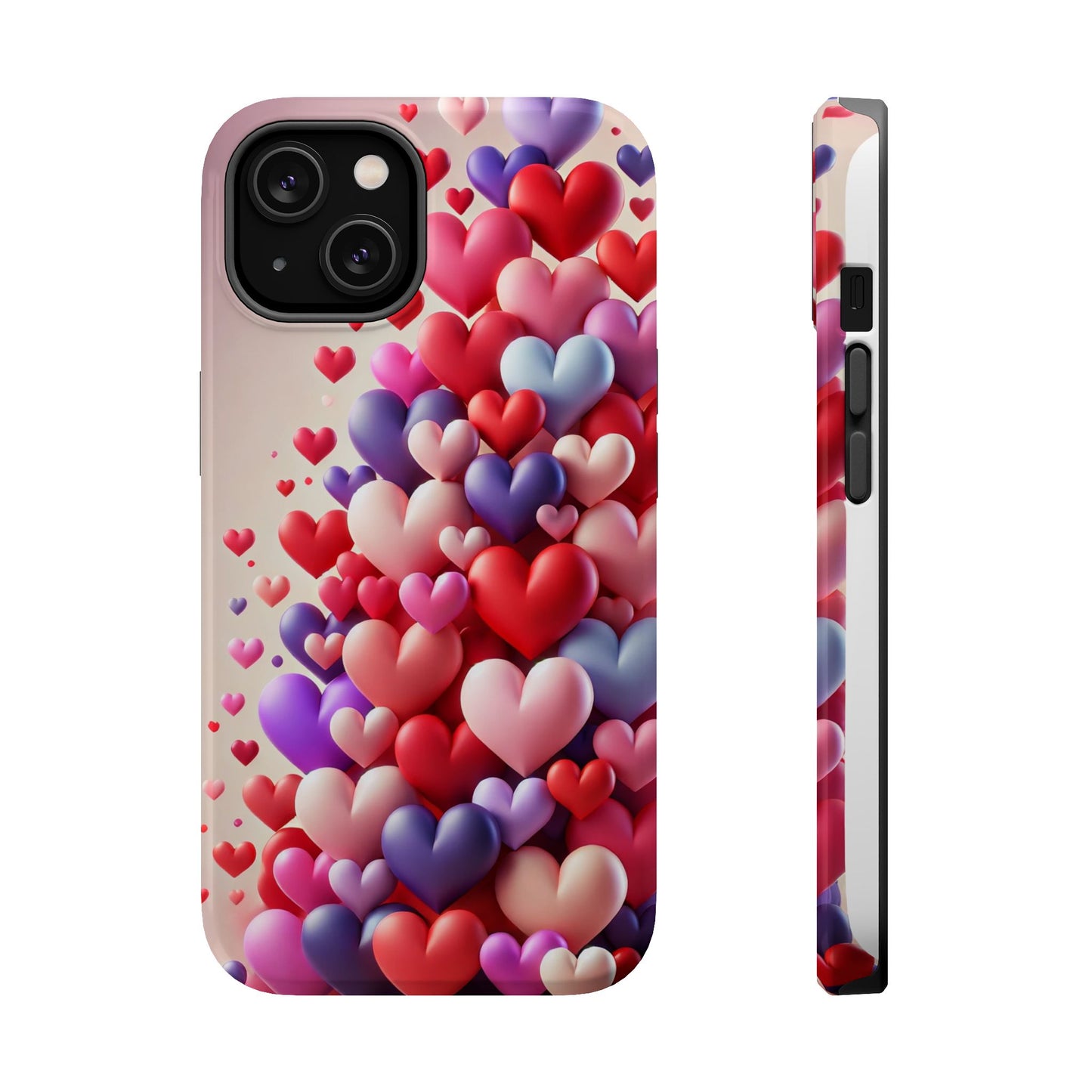 Shamo's Phone Case | MagSafe Compatible | Love Hearts Theme for iPhone 17 and more