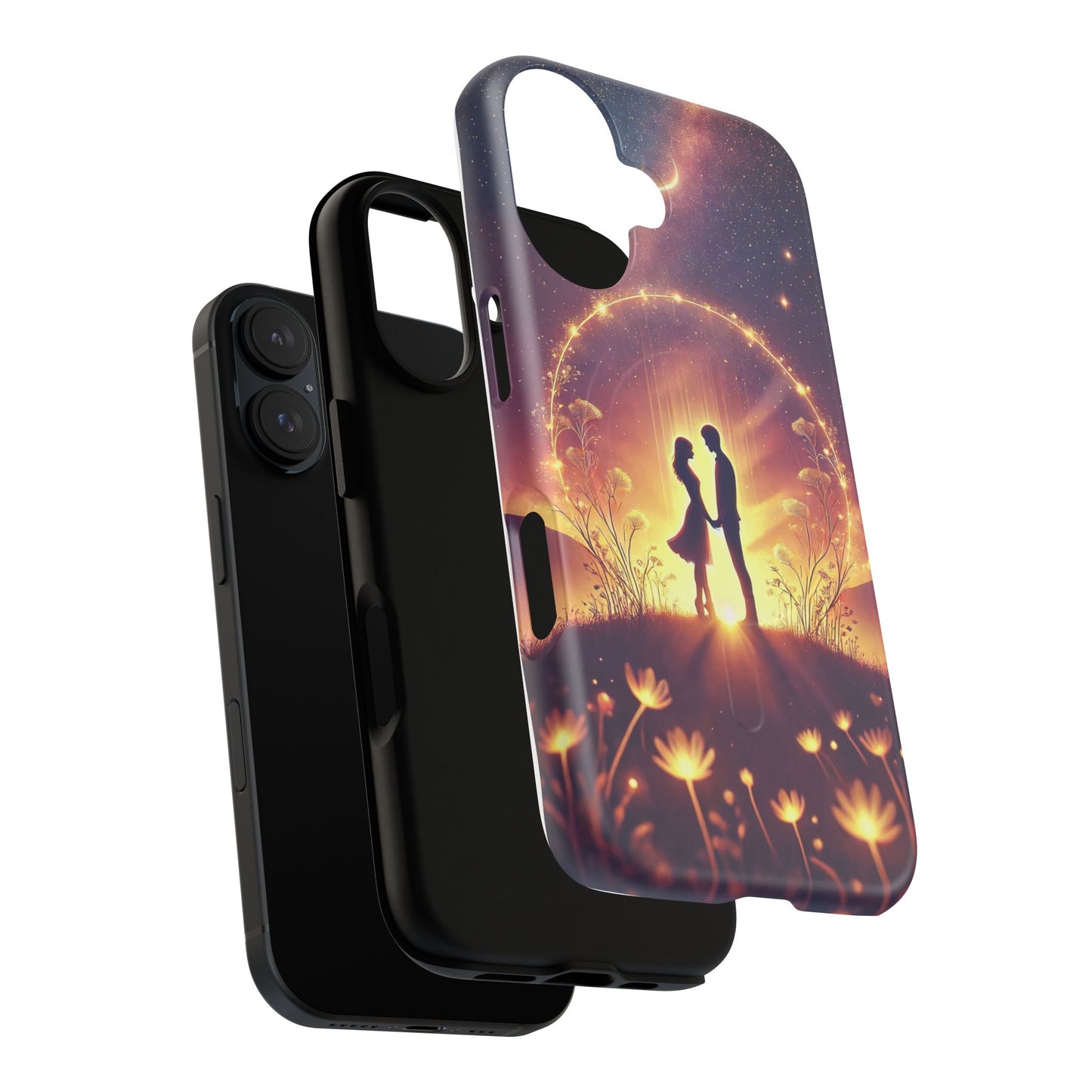 MagSafe Phone Case - Love Couple Design - Tough Magnetic Cases for iPhone 17 and more
