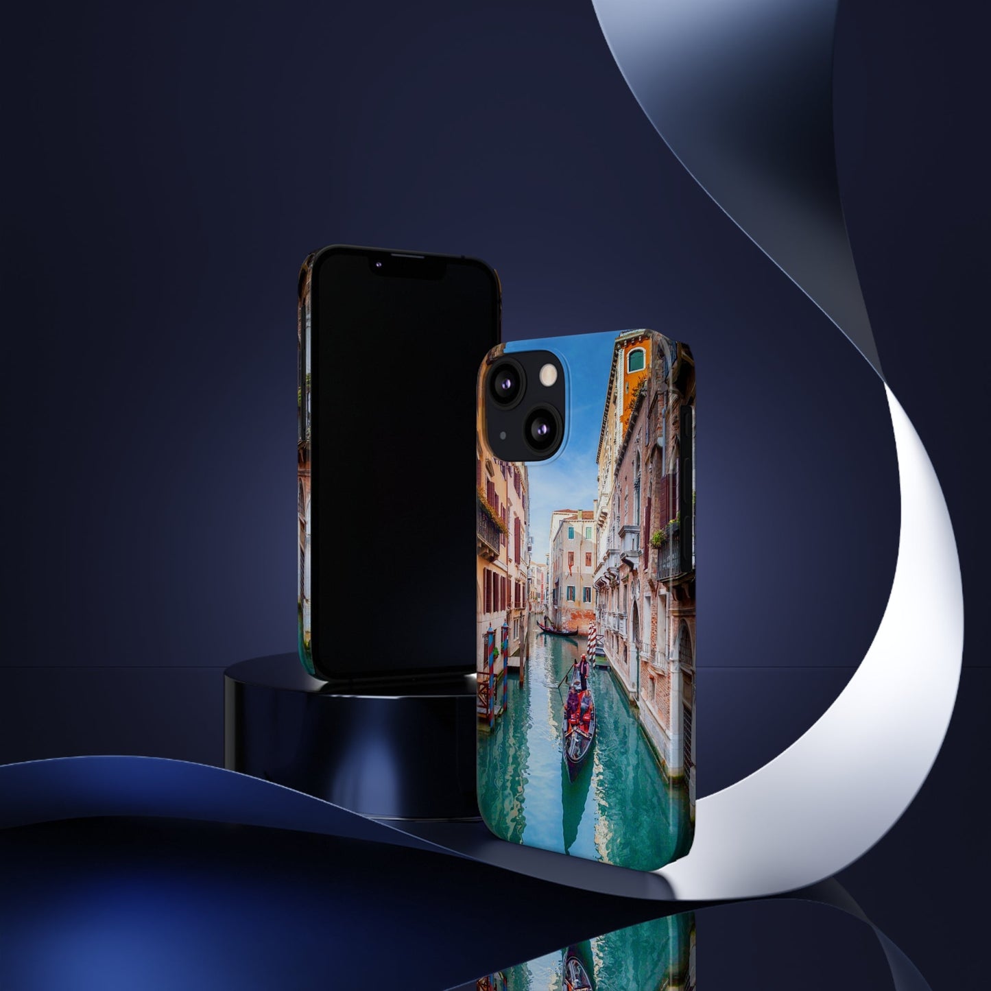 Slim Phone Cases with Venice Italy Travel Design