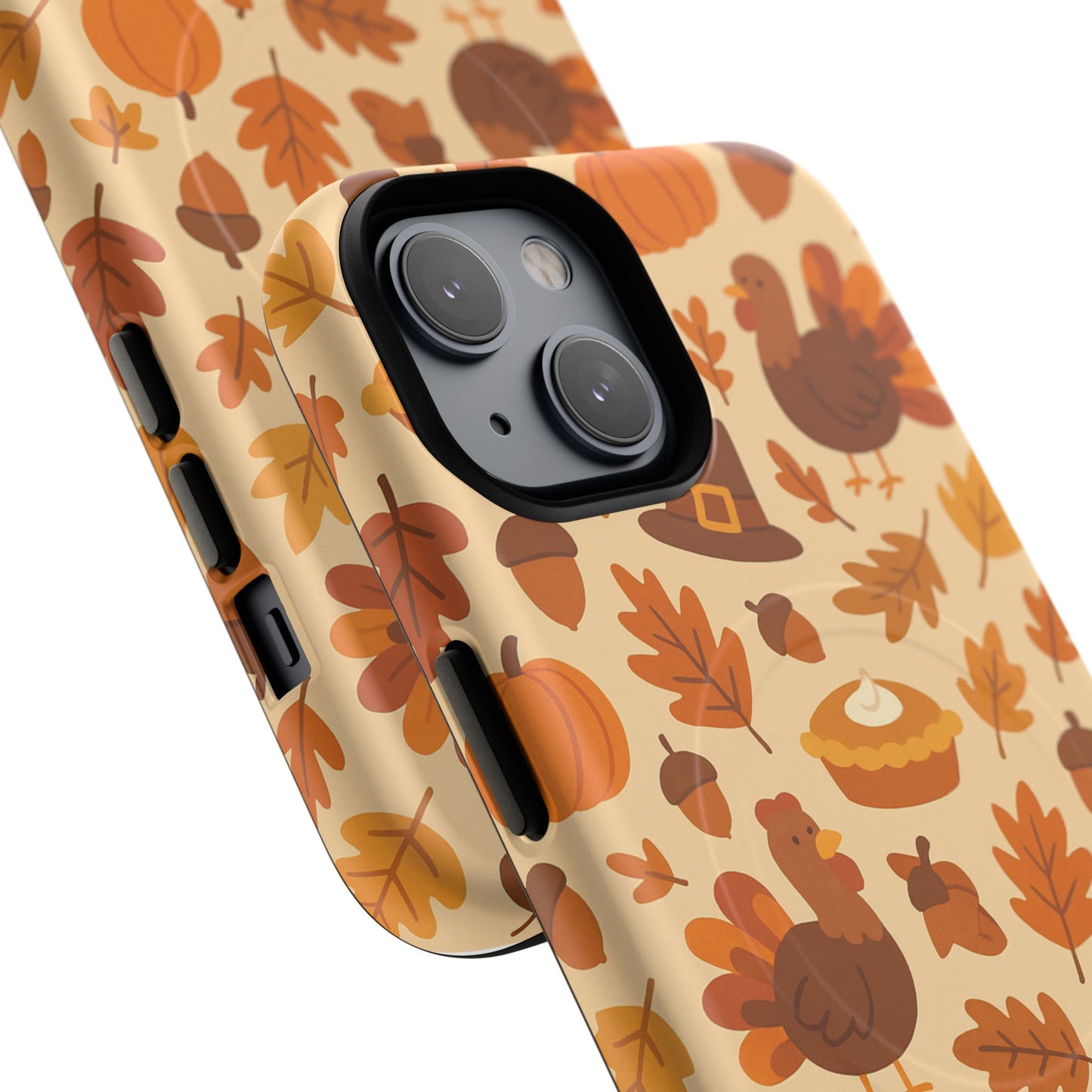 Thanksgiving-Themed Tough Magnetic iPhone Case | Compatible with MagSafe