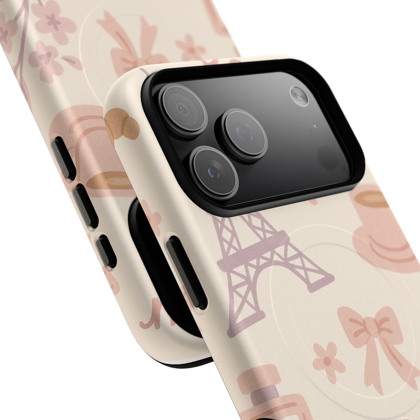 Chic Parisian iPhone Case - with Eiffel Tower Design | MagSafe