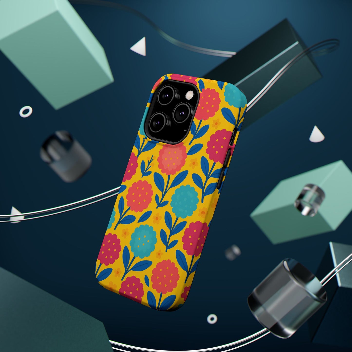 Vibrant Floral MagSafe Phone Case