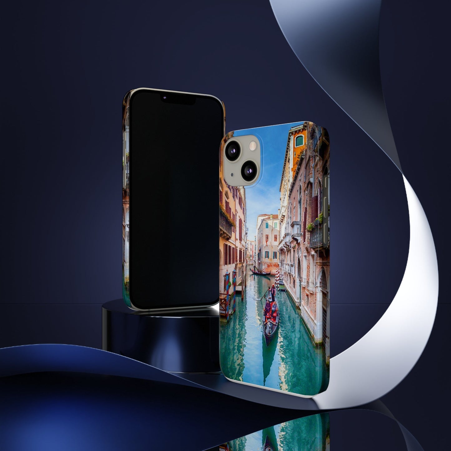 Slim Phone Cases with Venice Italy Travel Design