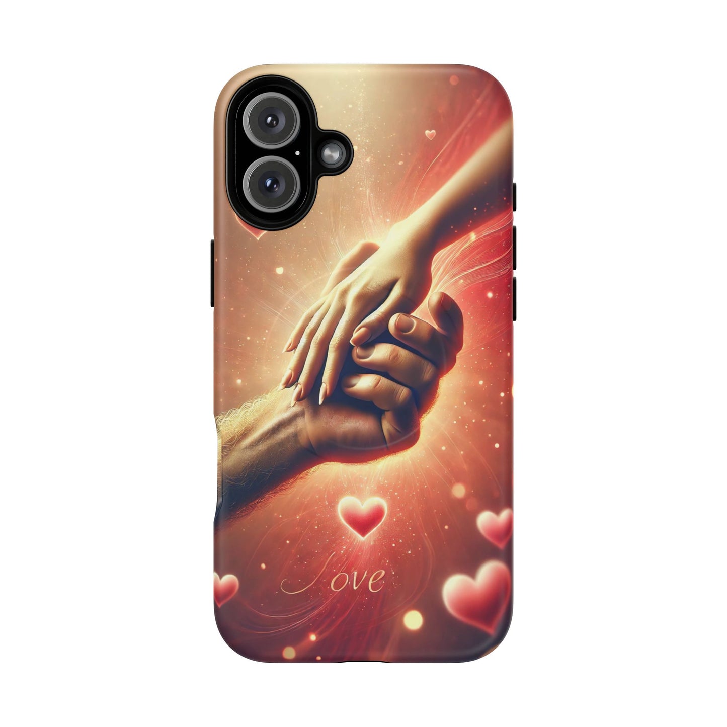 Magnetic Phone Case - Hands in Love Design - Compatible with MagSafe