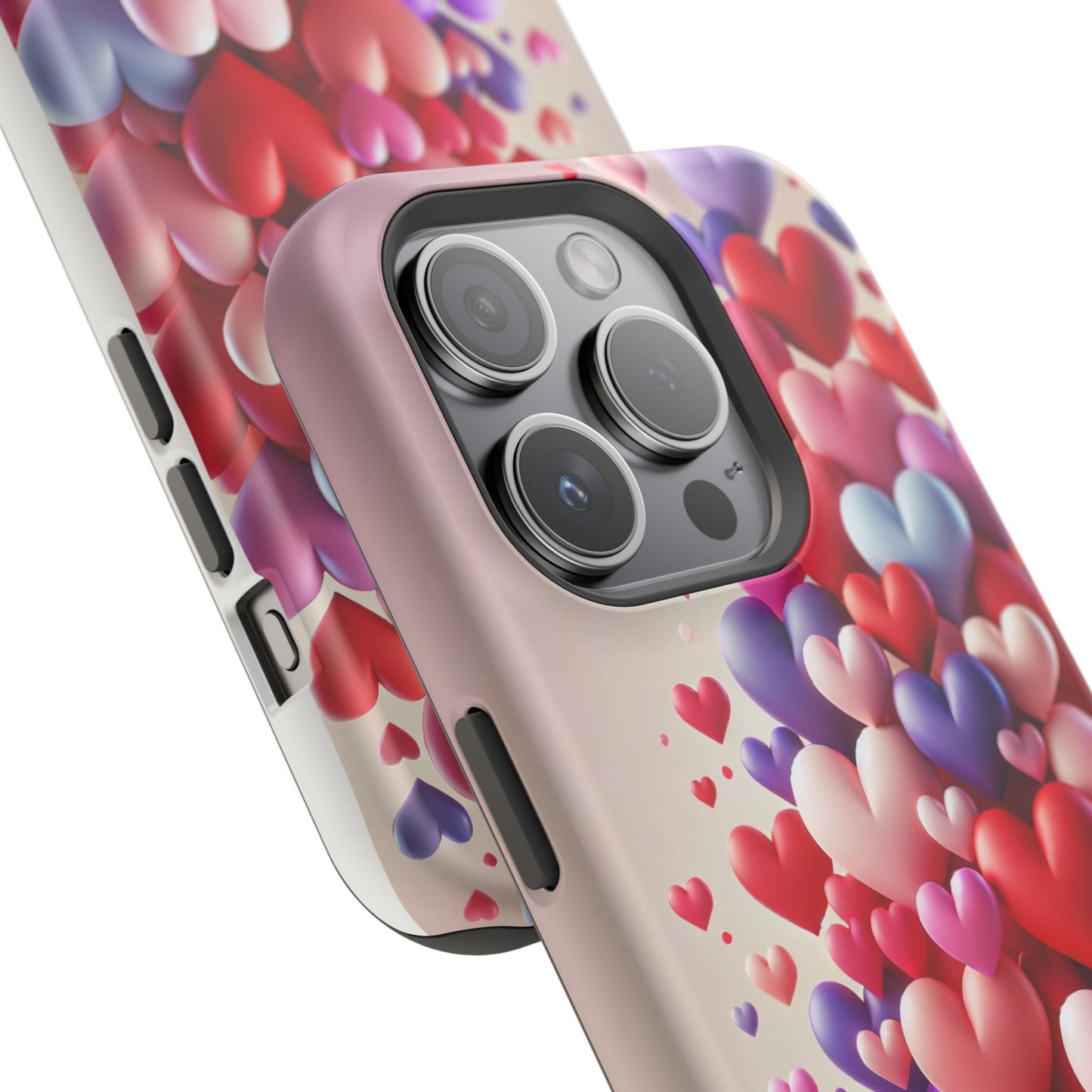 Shamo's Phone Case | MagSafe Compatible | Love Hearts Theme for iPhone 17 and more