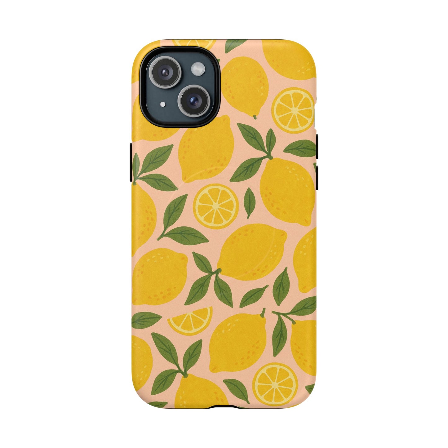 Lemon Fruit Design iPhone Case | MagSafe Compatible