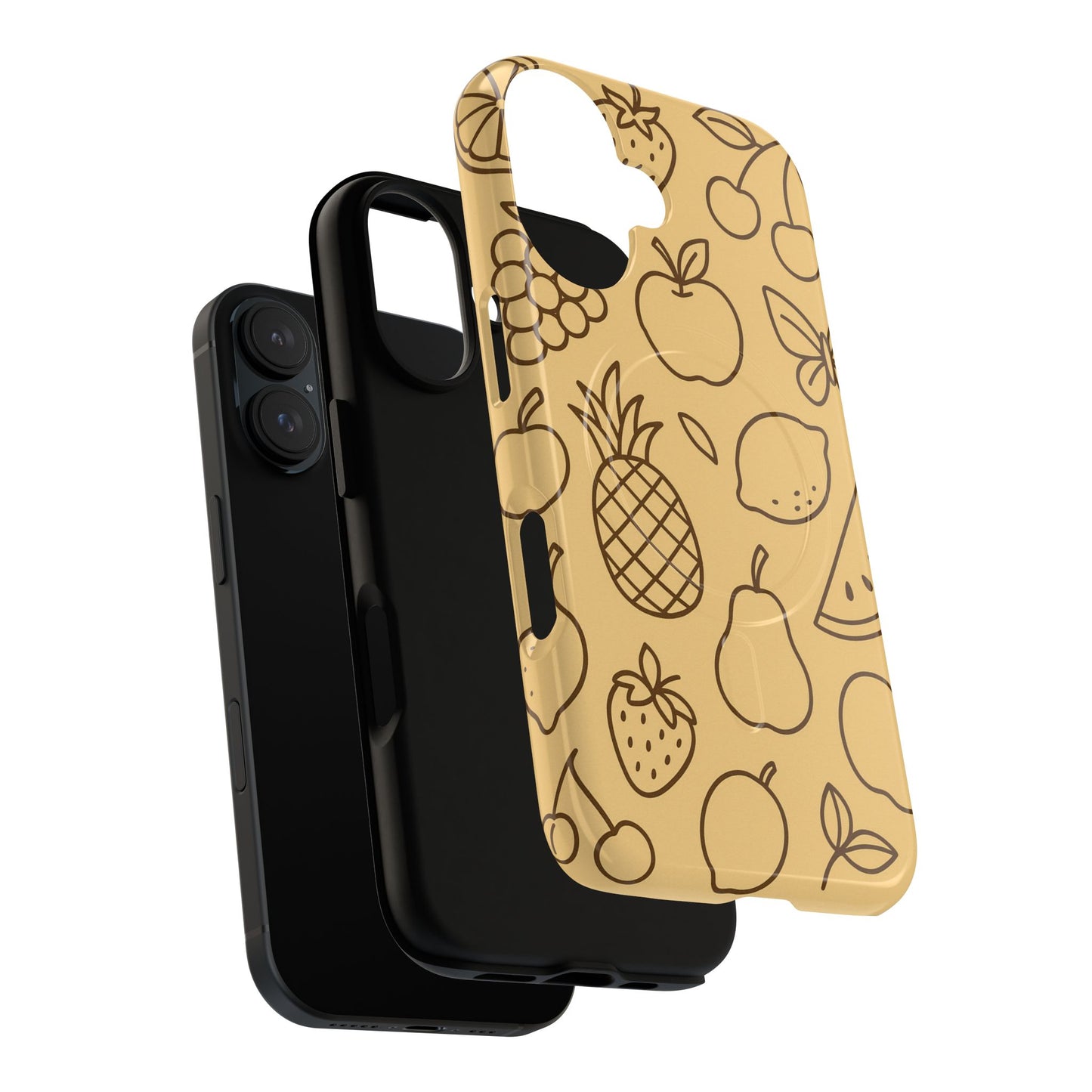 Fruity Drawing Design iPhone Case | Compatible with MagSafe