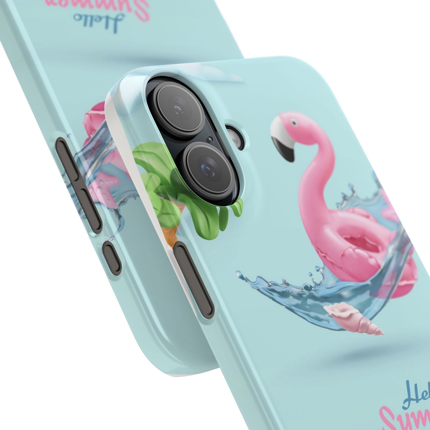 Slim Phone Cases with Hello Summer design