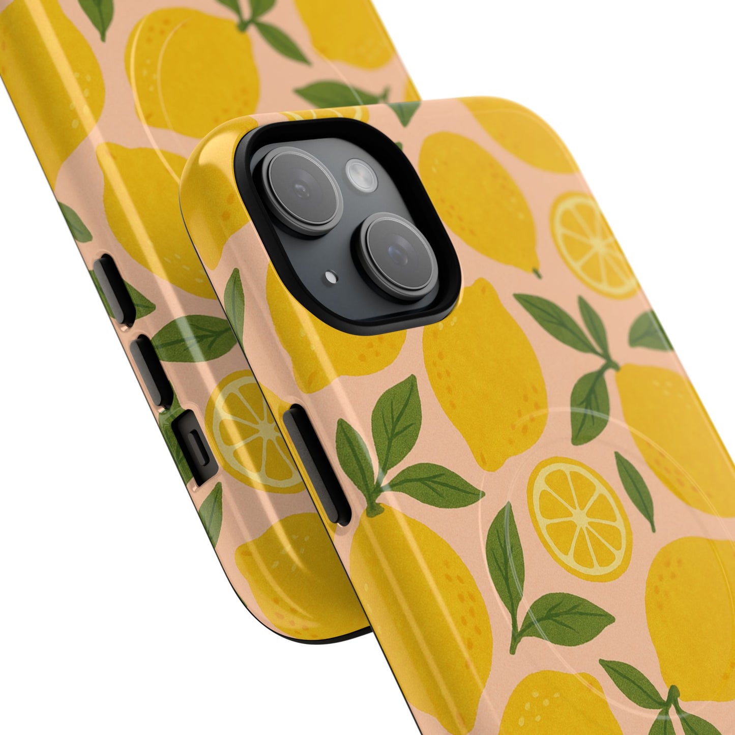 Lemon Fruit Design iPhone Case | MagSafe Compatible
