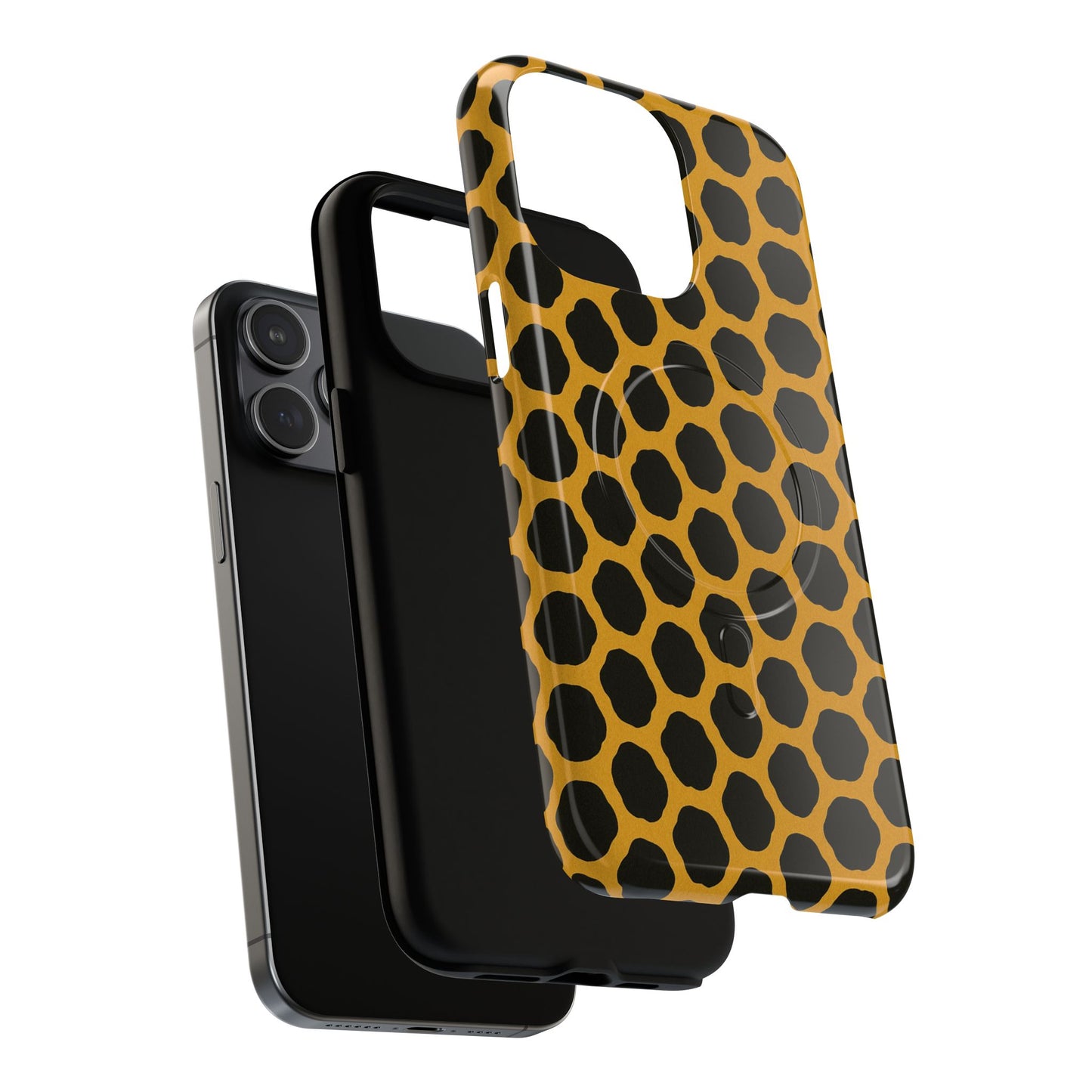 Stylish Leopard Pattern Magnetic iPhone Case | Compatible with MagSafe