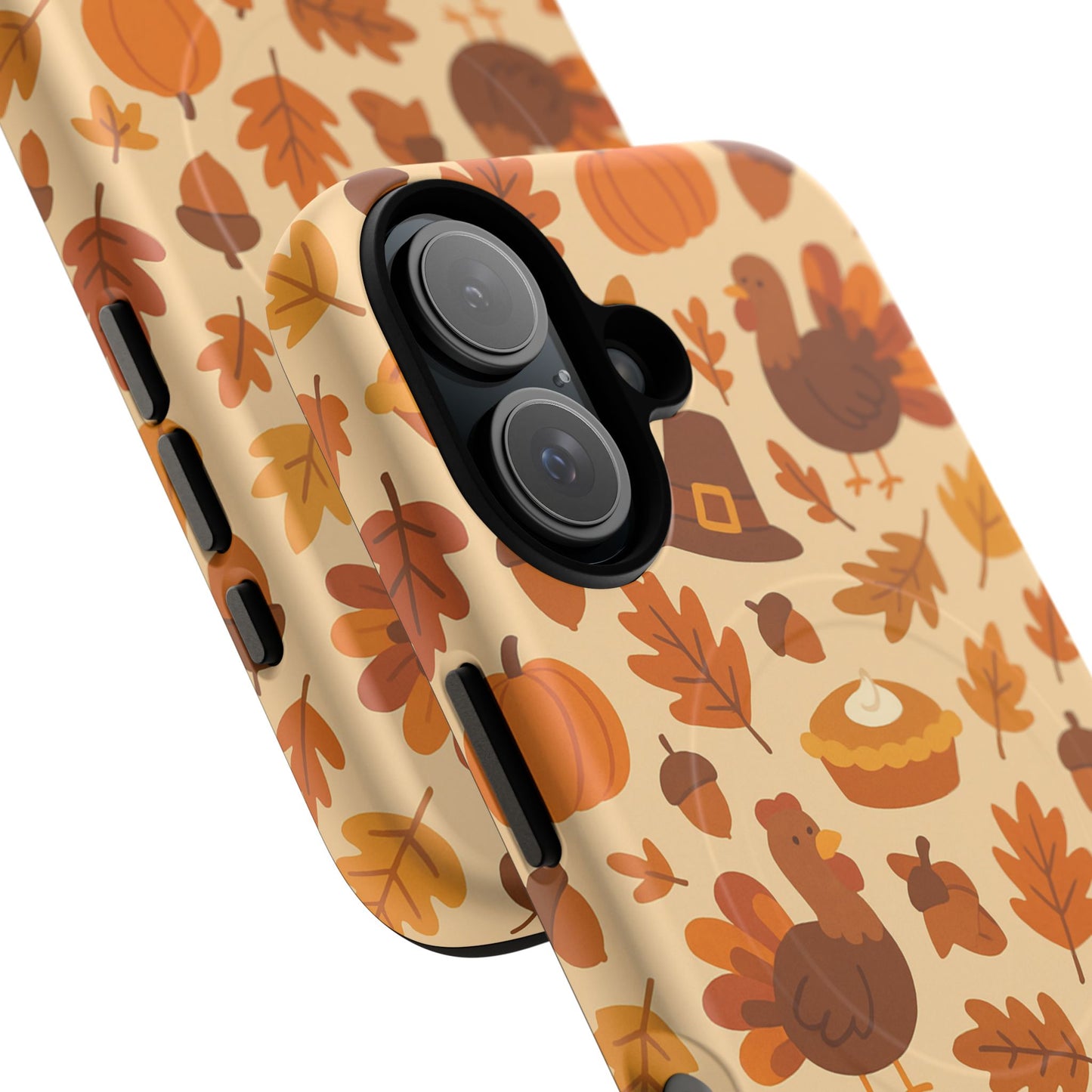 Thanksgiving-Themed Tough Magnetic iPhone Case | Compatible with MagSafe